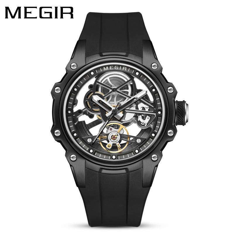 Wine Barrel Round Men S Watch Steel Case Full Hollow Automatic Mechanical Watch Men S Watch 2243G