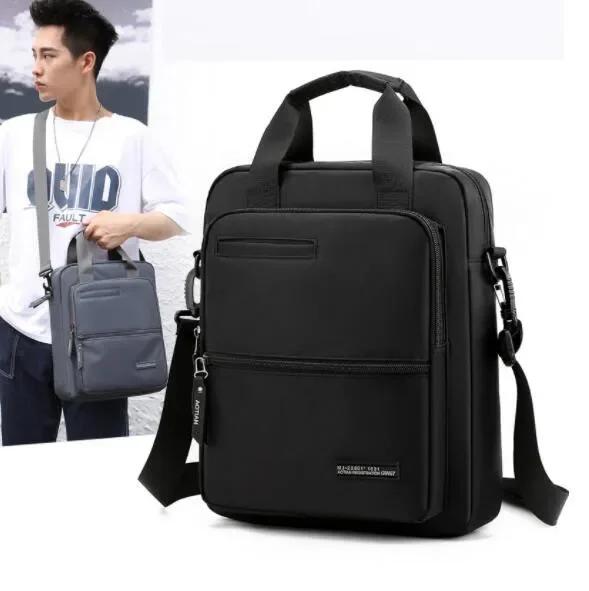 Men Waterproof Shoulder Bag High Quality Nyl Handbag Business Office Crossbody Satchel Casual 13 Inch Men's Tote Briefcase sac