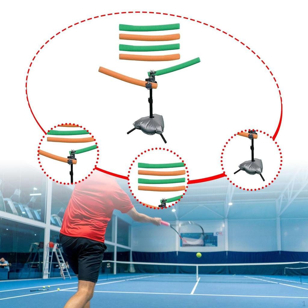 Badminton Training Device 360° Rotating Connector Gym Professional Beginners Portable Stable Indoor