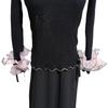 Elizabethan Ruffle False Collar Organza Mesh Neck Ruff Wrist Cuffs for Women Sweater Clothing Decorative Accessory