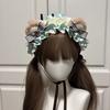 Sweet Lolita Hair Hoop Lace Bow KC Girl Hair Accessory Bear Ear Cookies Headband  Hair Styling
