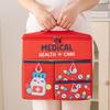 Portable Hand Carry Medicine Storage Box Foldable Multiple Drawer Compartment for Organized Home Use