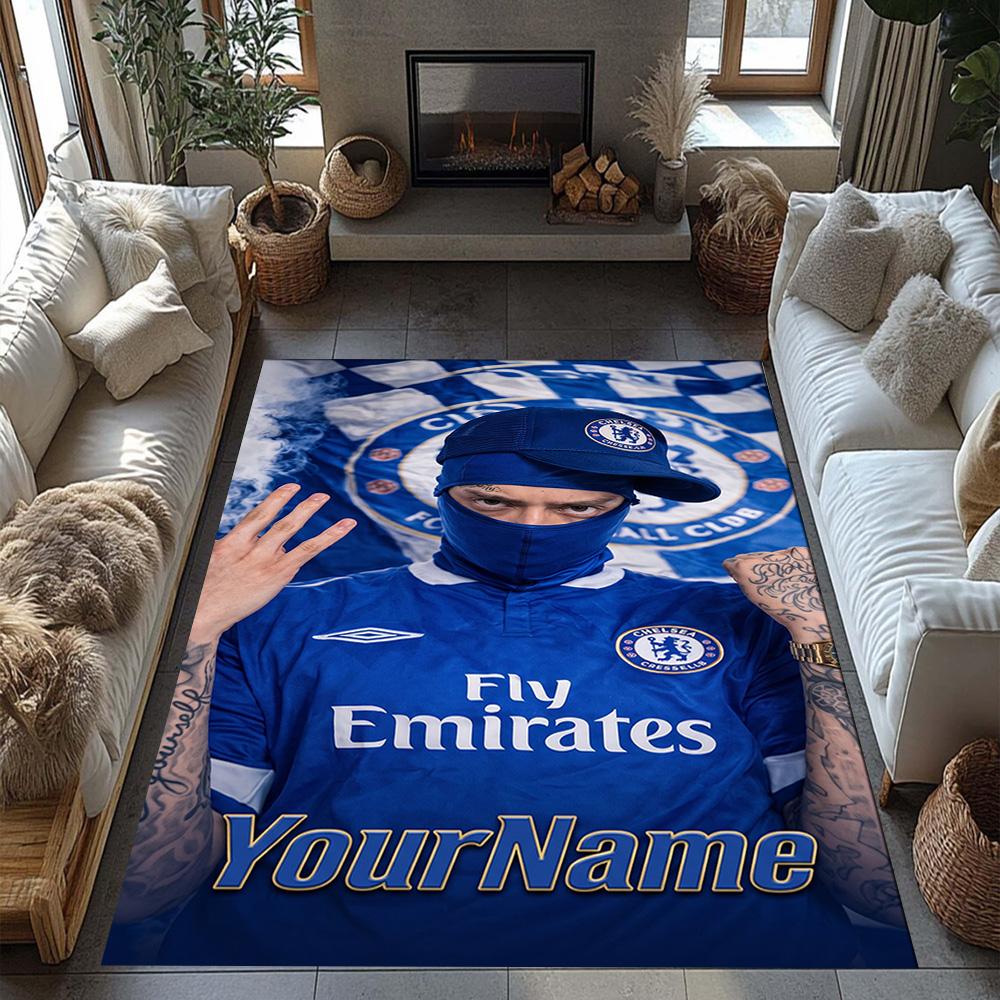 Chelsea Personalized Text Floor Mat Suitable for Study Room Living Rooms Bedrooms Foyer Antislip Carpet Decorate Offices Spiritual Gift