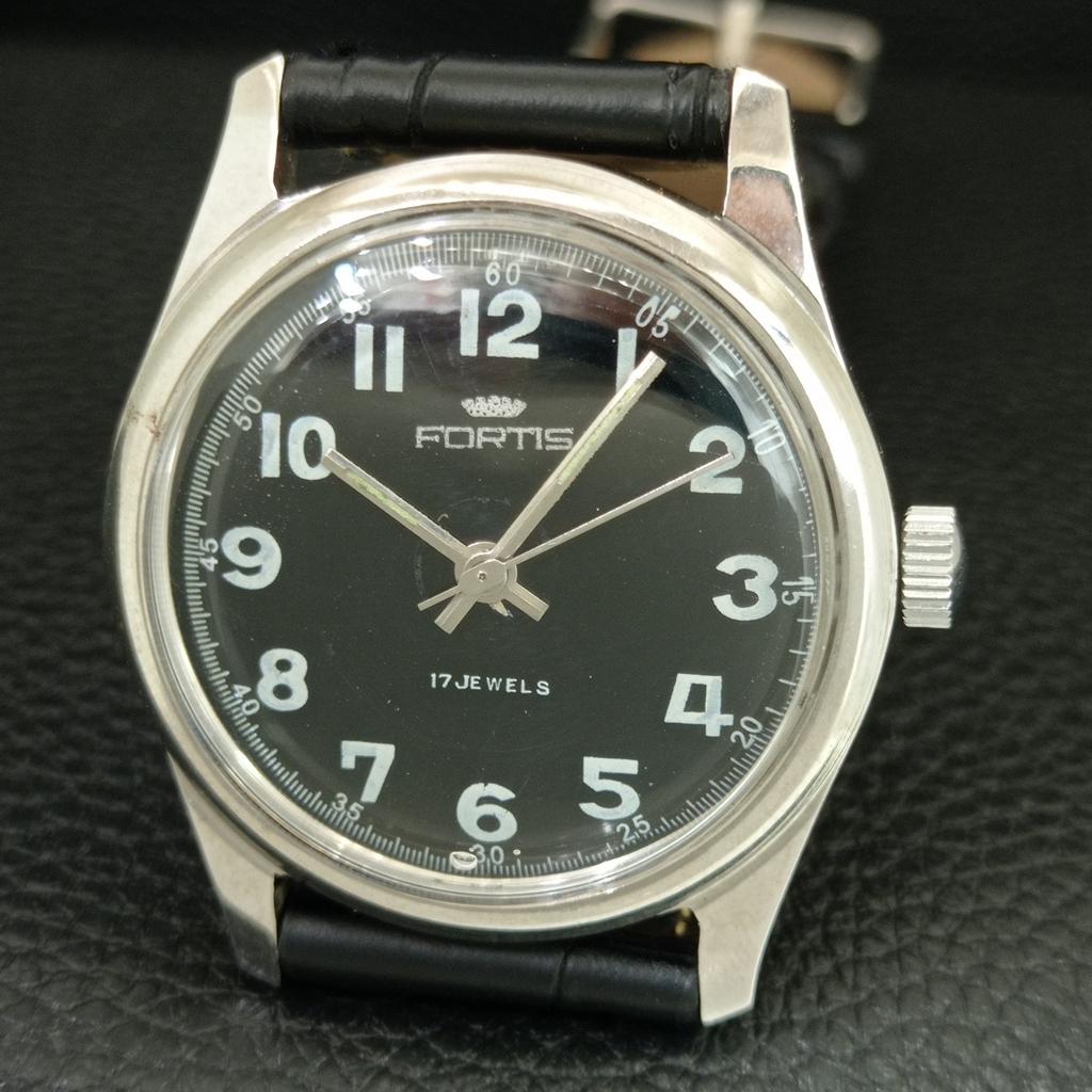 VINTAGE FORTIS HAND-WINDING SWISS MENS REFURBISHED WATCH a709603-1