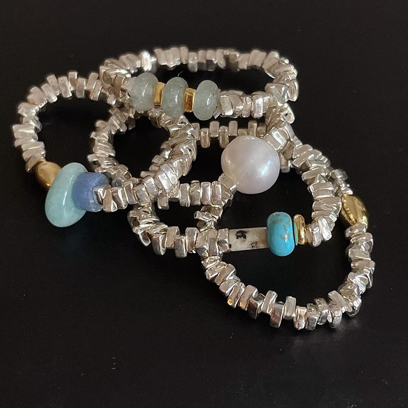 Copper Adjustable Fashionable Ring For Women With Ins Trendy Design And Elegant Features Geometric