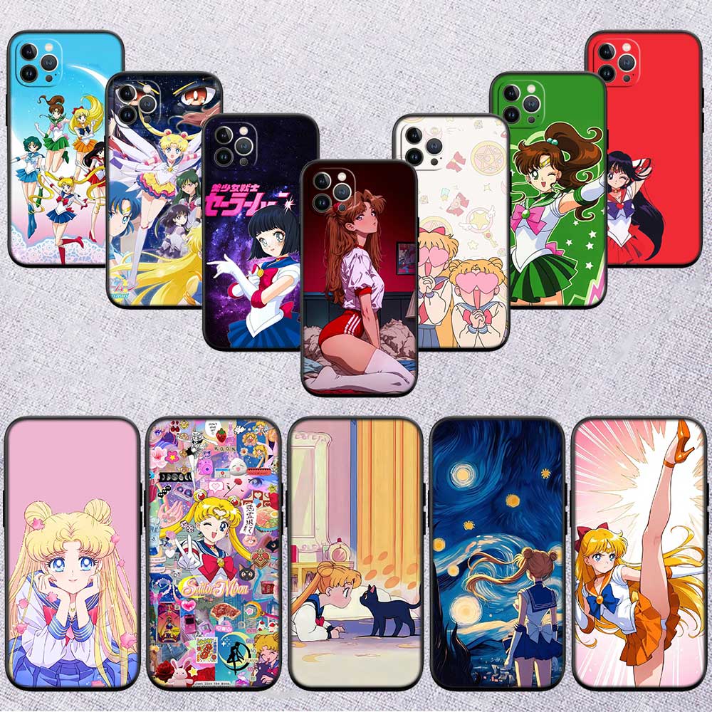 RE50 S-Sailors M-Moons Phone Case for Samsung Galaxy S20 S21 S22 Ultra FE + Plus A21S A22 A24 A25 A26 A30 A30S A31