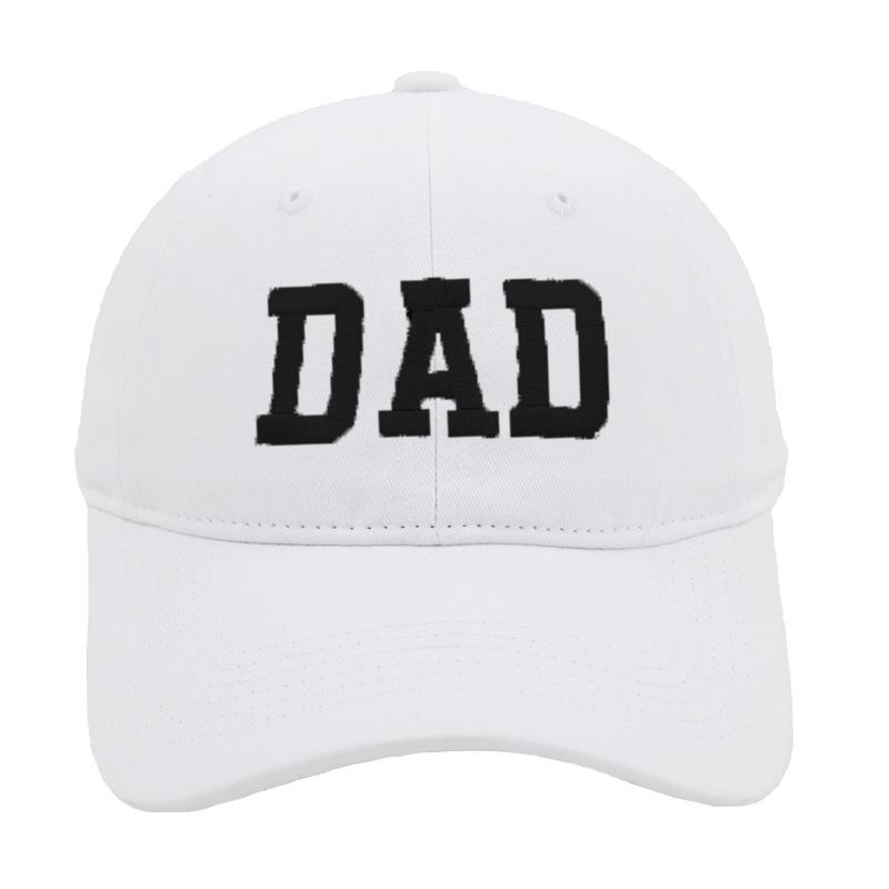 Vintage Washed Cotton "MOM/DAD" Embroidered Baseball Cap Family Matching Adjustable Dad Hat