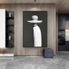 Nordic Black and White Figure Model Posters And Prints Minimalism Girl Wall Art Canvas Paintings Pictures Living Room Home Decor