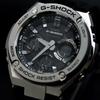 CASIO Solar International Model Model as Japanese Model G-SHOCK G-SHOCK Radio-Controlled Watch, G-STEEL, Analog-Digital, GST-W110-1A / GST-W110-1AER,
