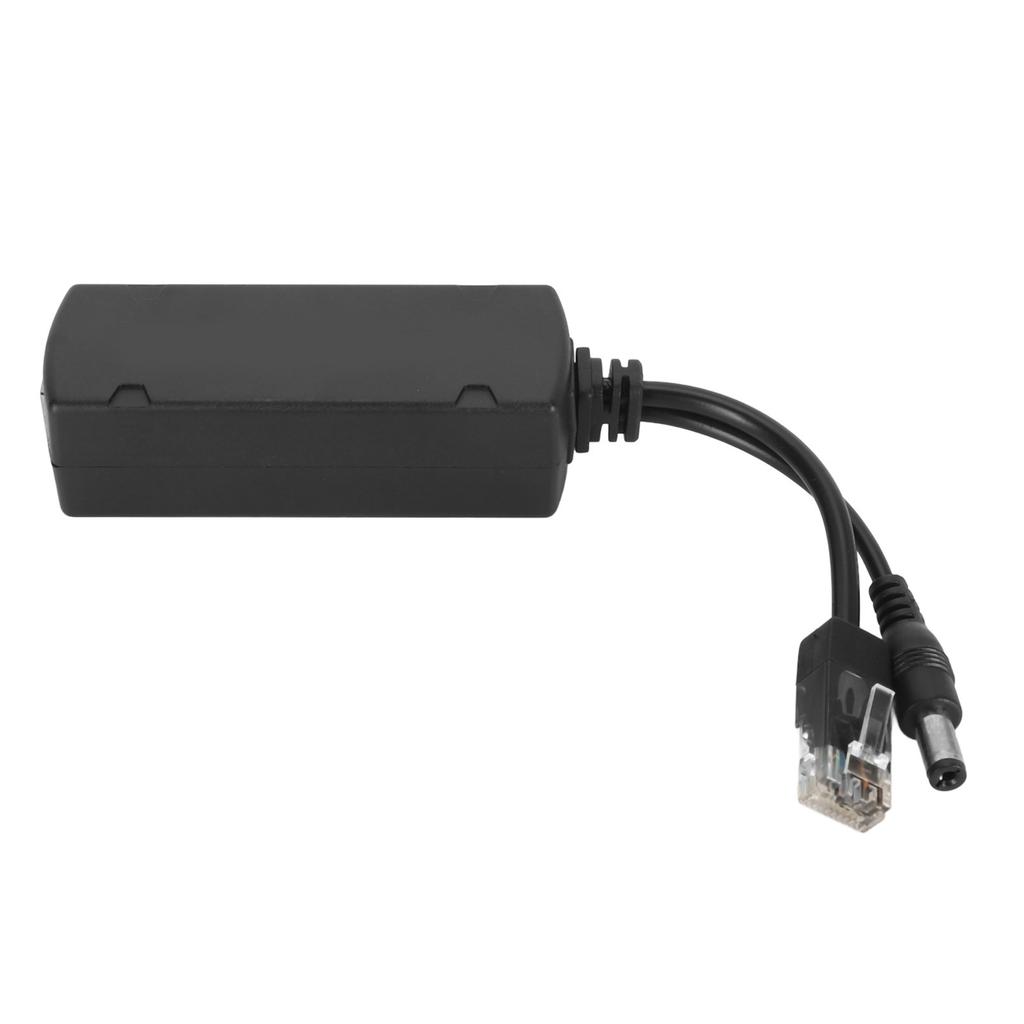 48V PoE Splitter Adapter 12V 2A Output with IEEE 802.3 Af At Standard 10 100Mbps Power Over Ethernet Splitter Adapter