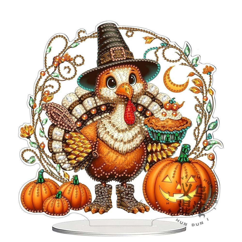 Halloween Diamond Painting Ornament Handmade DIY Crystal Special-shaped Diamond Sticker Diamond Art Desktop Decoration