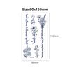 Kadınlar/Kızlar için Yarı Kalıcı Bitkisel Dövmeler Sırtta Gerçekçi Dövmeler Tere Dayanıklı Uzun Ömürlü