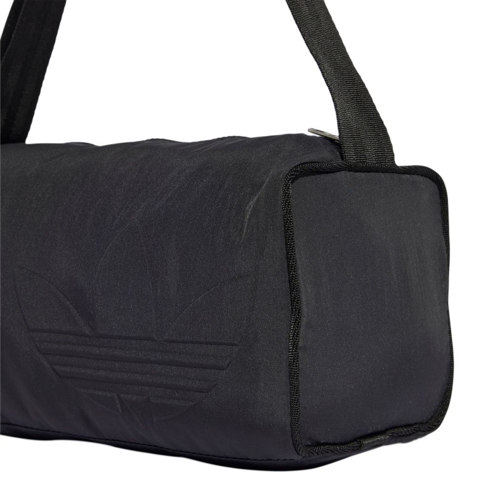 adidas Originals Trefoil Logo Zipper Closure Nylon Mini Shoulder Bag Unisex Bags Black JC6090