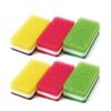 Duskin [Official] Kitchen Sponges, Hard Type, 6-Piece Set (Cute Color Set)