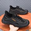 Men's Spring/Autumn Non-Slip Breathable Hiking Shoes - Versatile, Fashionable, Soft Sole, Wear-Resistant Casual Dad Shoes