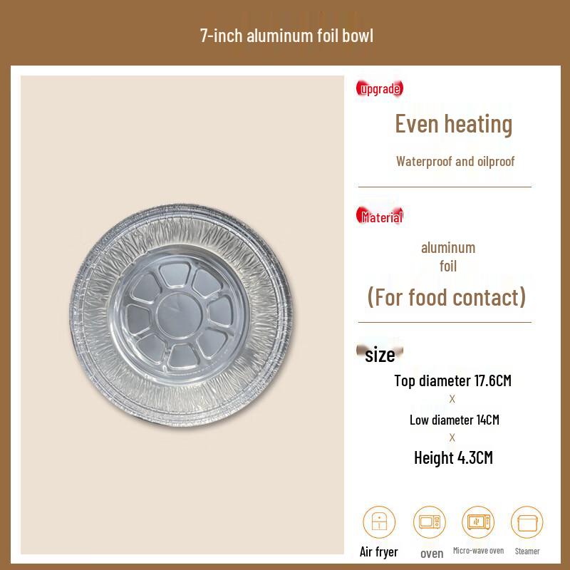 McDeckay Disposable Aluminum Foil Bowls