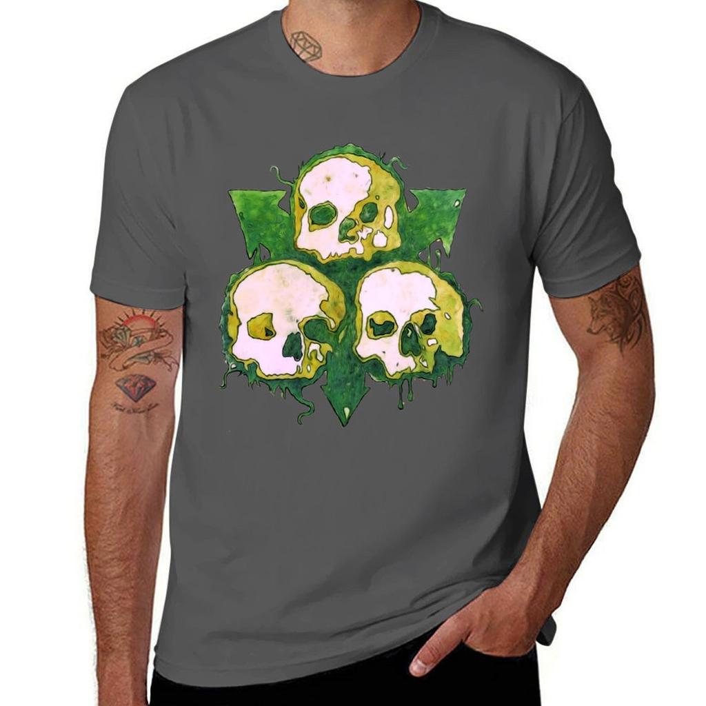 Death Guard Chaos Skulls T-Shirt Short Sleeve Tee for a Boy Essential T Shirt Summer Tops Mens Vintage T Shirts
