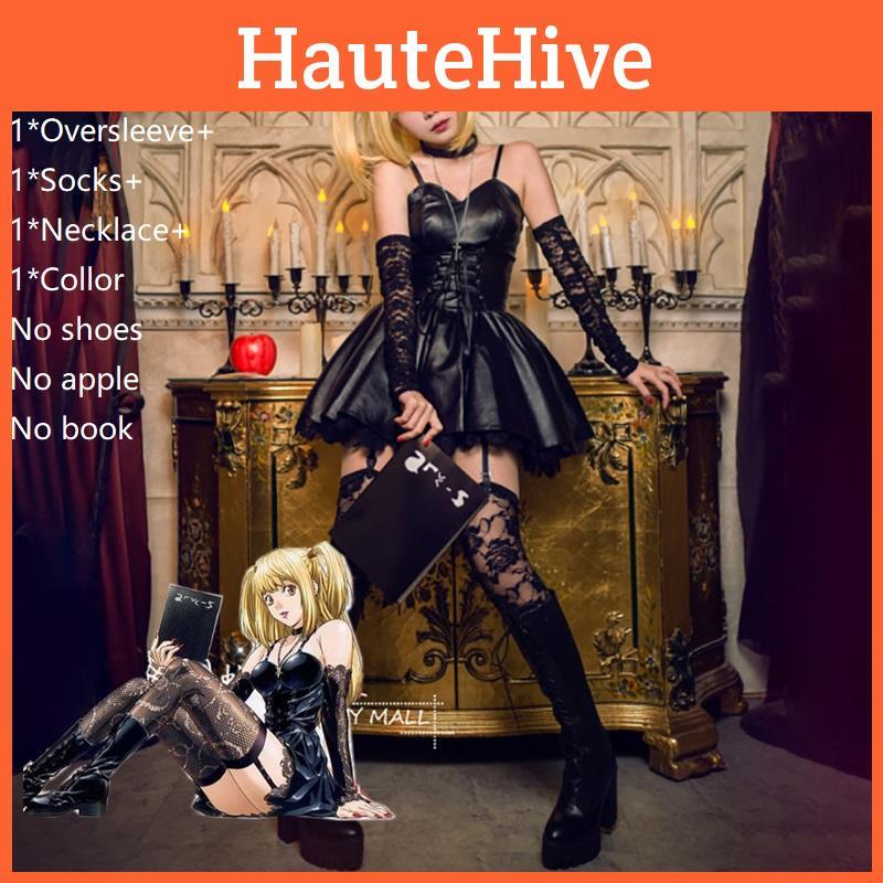 Atemberaubendes Death Note Misa Amane Imitationskleid für Frauen Cosplay Halloween-Outfit