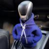 Fashion Hoodie Car Cute Cartoon Gear Shift Knob Cover Gearshift Handle Gear Lever Decorative Hoodie Cover Auto Interior Accessor