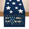 Onafhankelijkheidsdag Tafelvlag Linnen Bedrukt Tafeldecoratie Doek Woonkamer Tafel Theetafel Doek