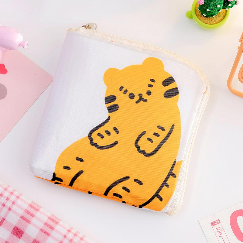 Mini Women Cosmetic Bag Cute Floral Small Makeup Bags Toiletry Organizer Female Coin Card Storage Purse Make Up Case Bag