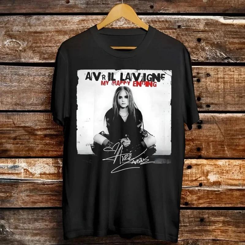 Men s and Women s T-shirts Hot Avril Lavigne Gift For Fans Men Tee Shirt L