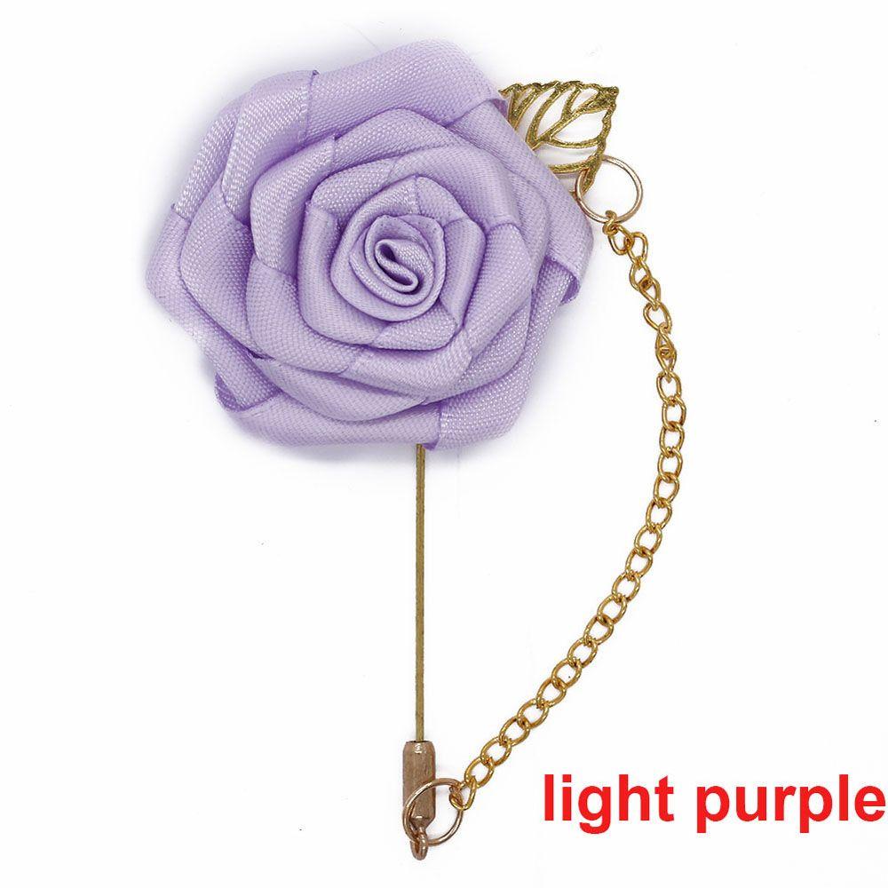 Groom Boutonniere Corsage Lapel Pin Simple Roses Brooch Pins Fashion Accessories Brooches Jewelry