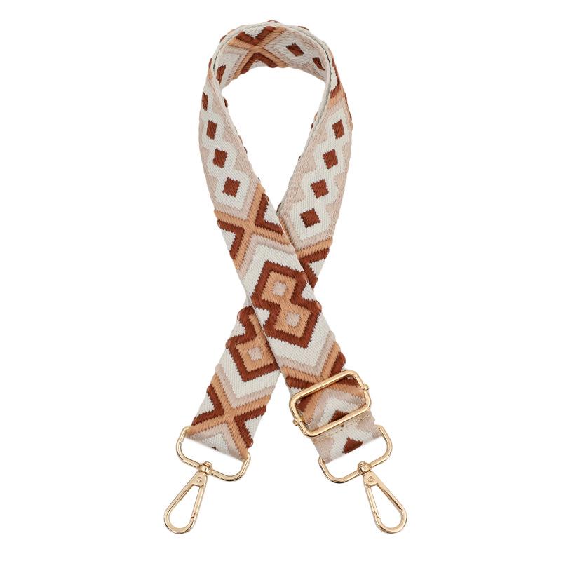 European & American Diamond Pattern Adjustable Crossbody Bag Strap - Colorful Shoulder/Backpack Replacement Accessory