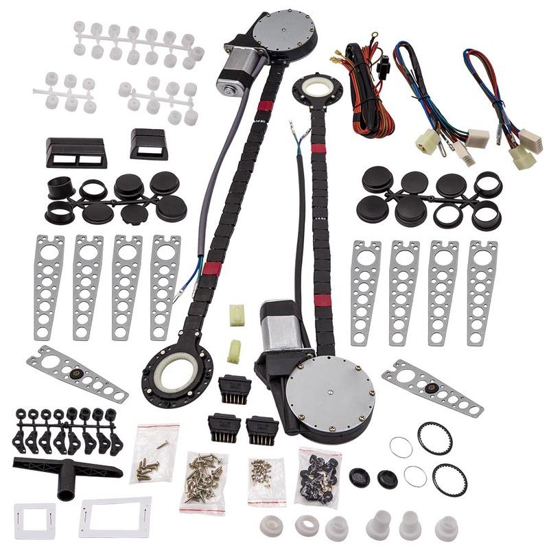 Universal Electric Power Window Lift Regulator Conversion Kits Left Right 12v