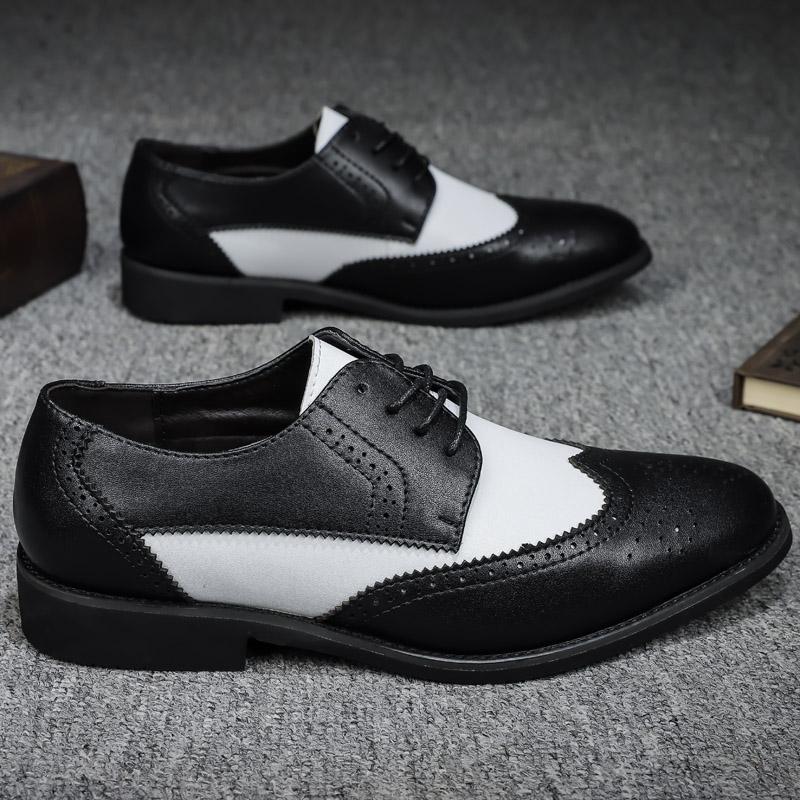 Formal Wedding Brogue Luxury Business 38~48 Suit Designer Mens Dress Casual Leather Italian Male Office Shoes for Men Loafers