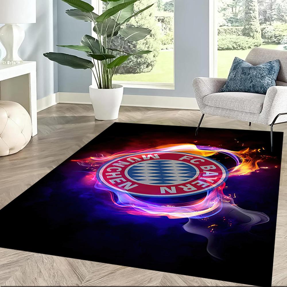 Bayern Munich Floor Rug Office Rug Suitable for Entryway Decorate room Game Room Living Rooms Antislip Carpet Anime Office Decor Gift for Festivals