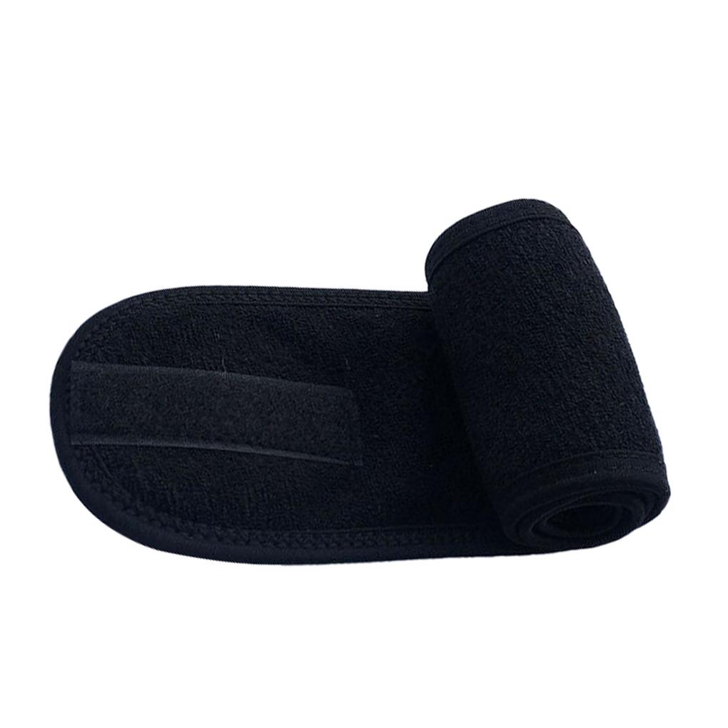 

Регулируемая повязка для волос на лицо, повязка на голову для макияжа, повязка на голову, шапочка для душа чёрный