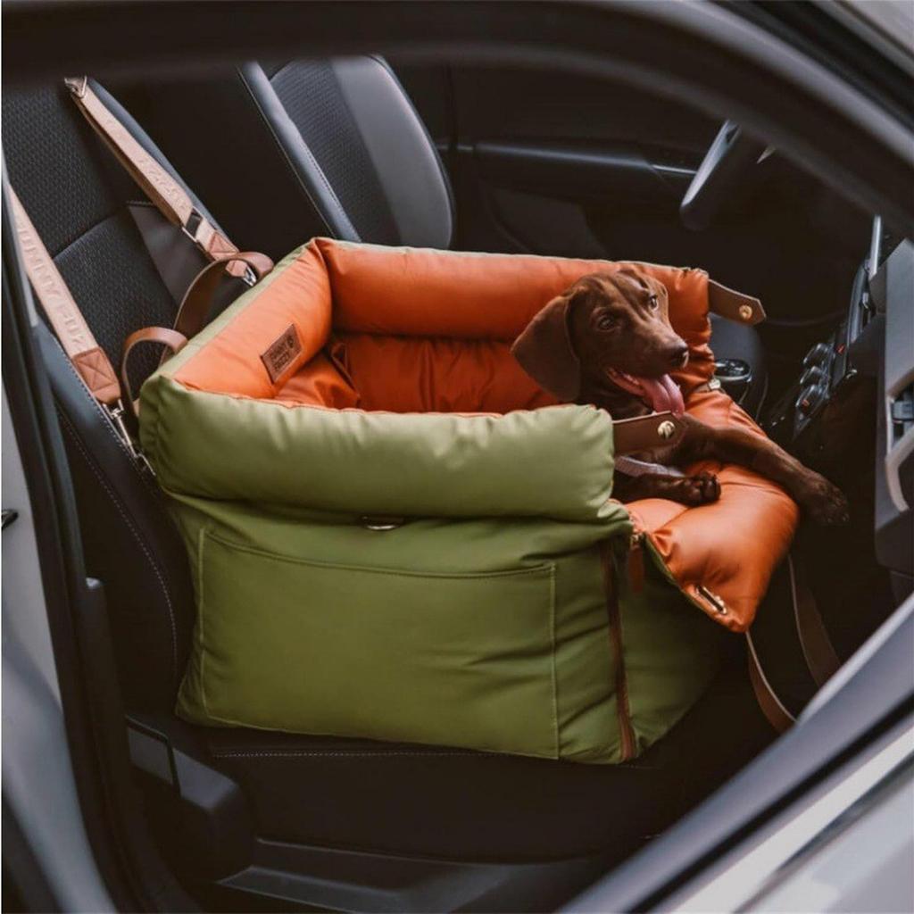 Portable Pet Car Bed - & Washable Travel Dog , Non-Slip for Car Seats, Outdoor Use