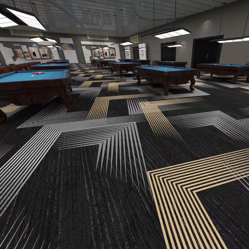 Billiard & Table Tennis Room Carpet - Full Coverage, Wear-Resistant, Flame Retardant, Soundproof