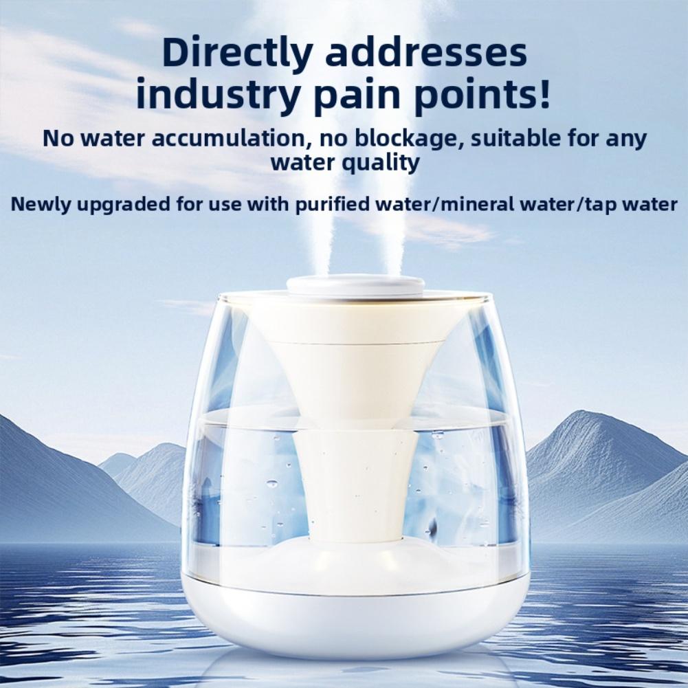 Nighttime Routine Double Spray Humidifier 3L Tank Humidifier Adjustable Fog Output 3L Water Tank Gentle Mist Spray