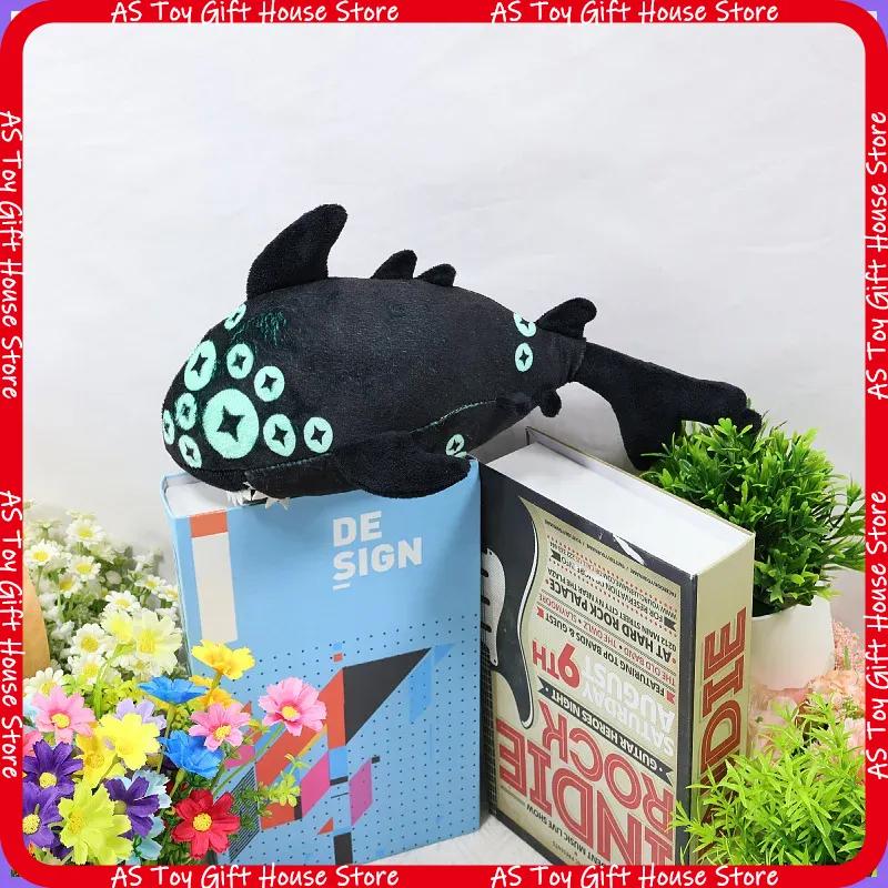 Roblox Pressure Eyefestation Plush Stuffed Toy 34Cm Luminous Multi Eyed Fish Soft Hugging Pillow For Game Fans Bedroom Decor