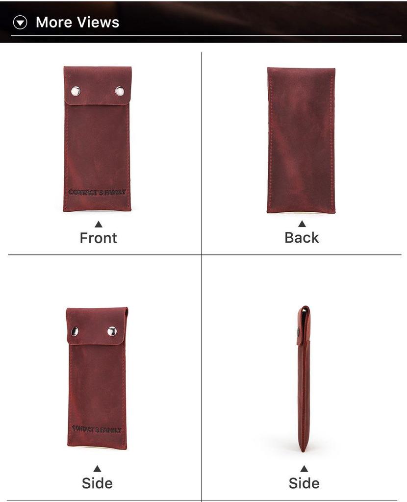 Genuine Leather Protective Case for Apple Watch - Universal Mad Horse Leather