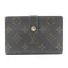 Portonet Bie Vienova Bi-Fold Wallet M61663 Gamaguchi Brown Monogram Canvas Women Used