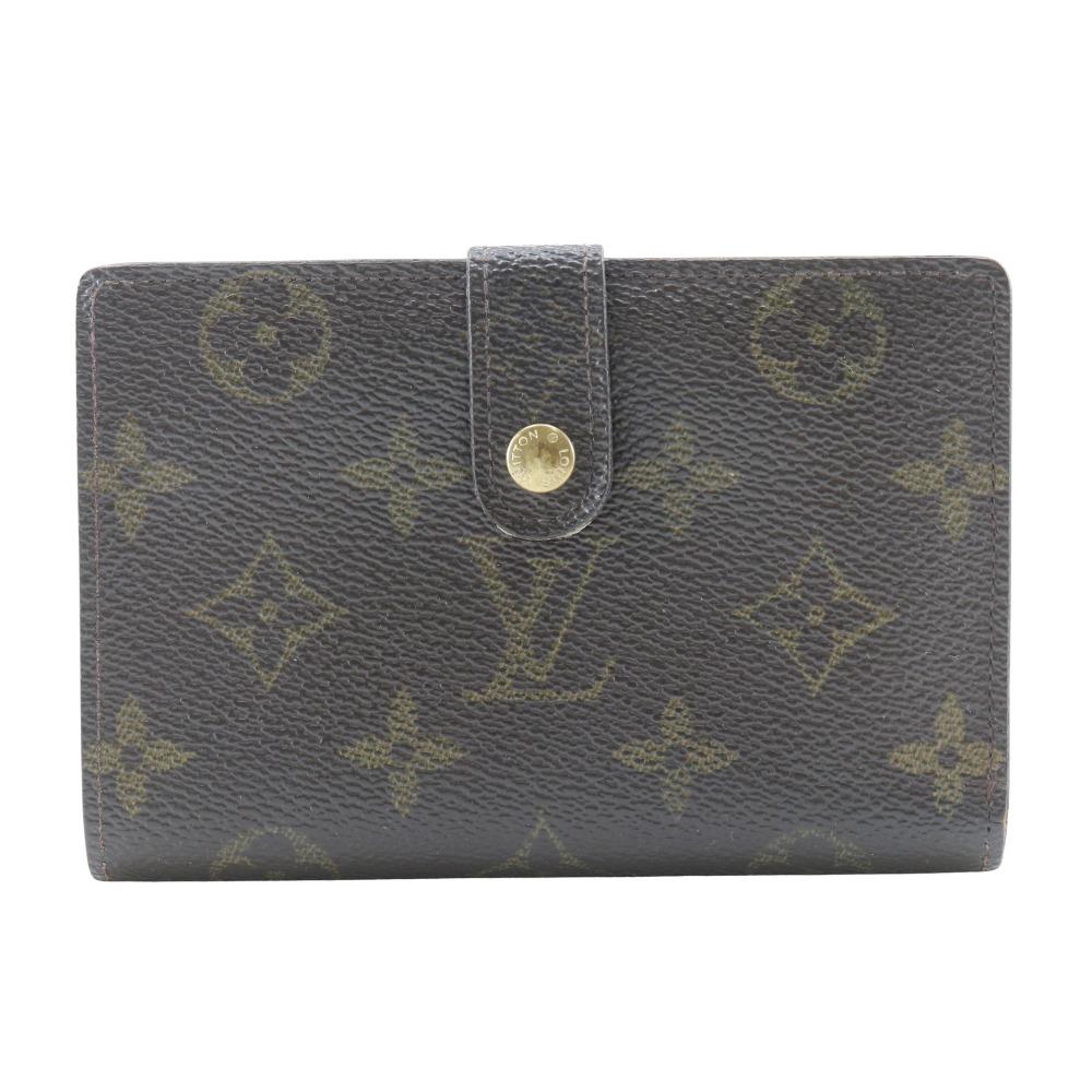 

LOUIS VUITTON Portonet Bie Vienova Bi-Fold Wallet M61663 Gamaguchi Brown Monogram canvas Women Used