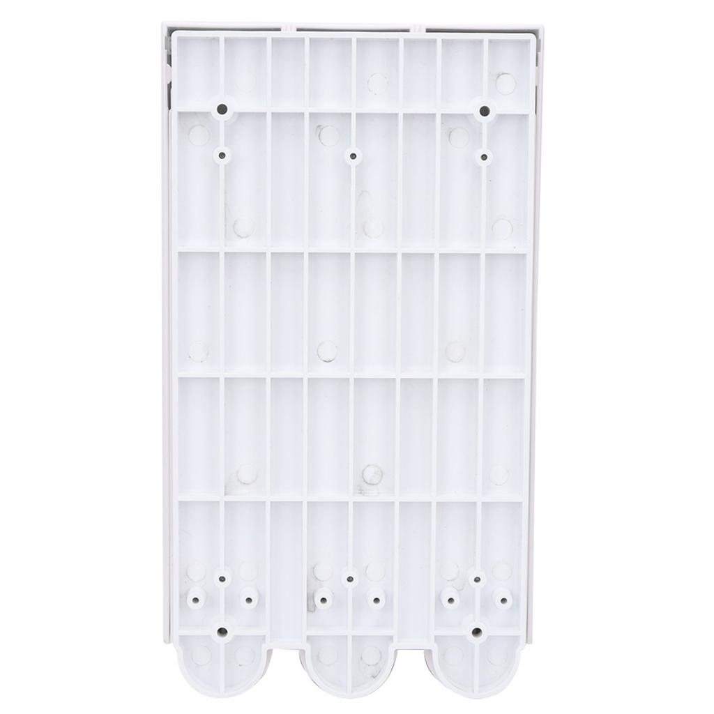 Wall Mount Shower Liquid Soap Dispenser Three Head Shampoo Dispensers for Hotel Bathroom6028 White