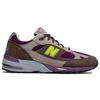Stray Rats X New Balance  991 Made In England Purple Green Women Sneakers Grey W991SRG