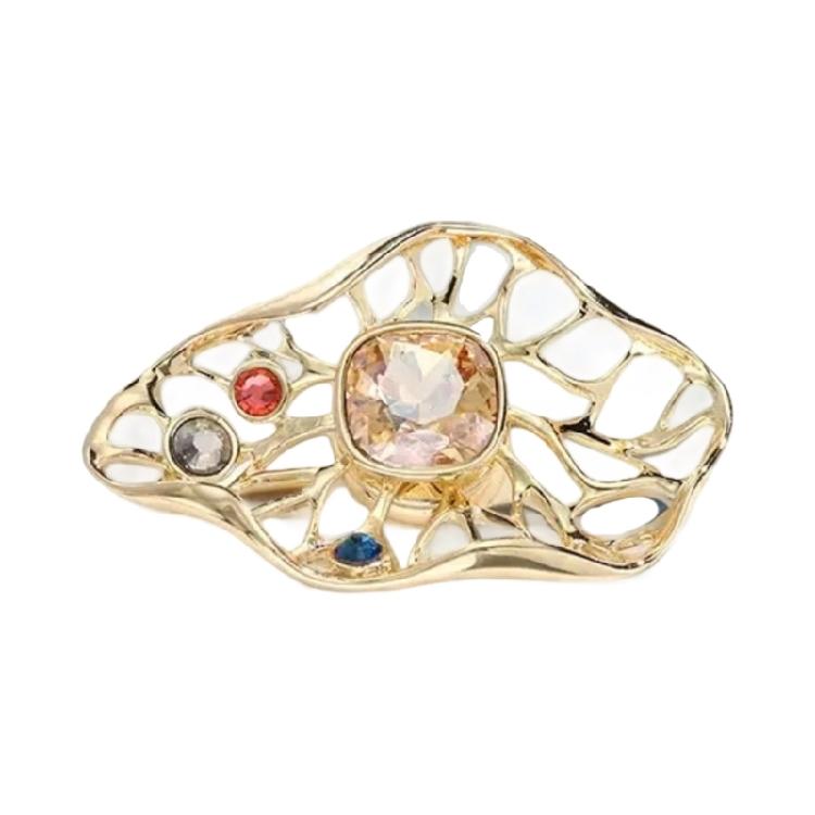 Multifunktionaler Magnetverschluss Schmuck Brosche Legierung Handwerkskunst Akzent für Kleidungsstückpflege Bequemes Tragen