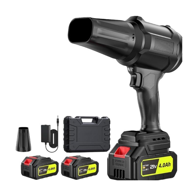 

Electric Turbines Fan Leaves Blower Set Rechargeable Batteries Electric Dust Blower for Powerful Garden and Yard Cleaning