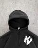 2024 Unisex European & American Autumn/Winter Printed Hooded Sweatshirt Jacket