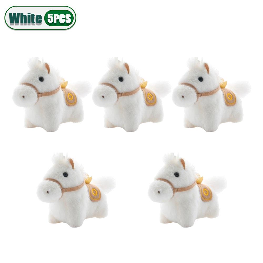 1-20 Stück Neu Heiß Verkauft Pony Plüsch Schlüsselanhänger Anhänger Maskottchen Puppe Schreibtisch Pony Rucksack Anhänger Plüschpuppe Ornament Kreative Geschenke
