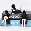 s Black Robe Queen Statues Gothic Statue Mysterious Figure Bookshelf Sculpture Sitting Resin Desktop Ornament Gifts Toys