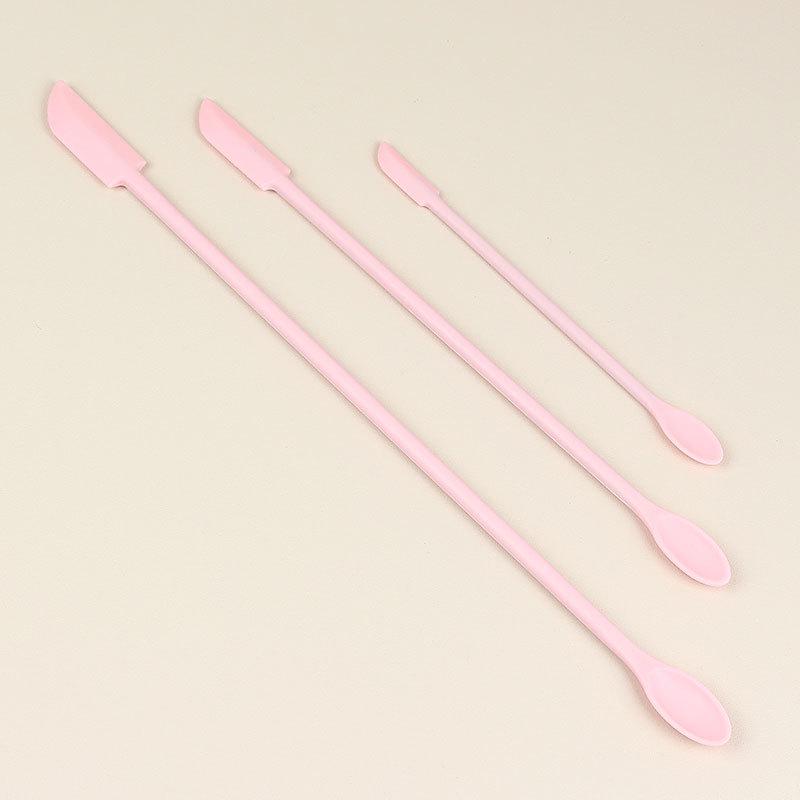 Mini Silicone Spatula and Bottle Scraper Set - 3 Pieces