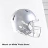 Rustproof Metal Materials Three Screw Installation Football Helmet Wall Hanger Modern Football Helmet Display Mount