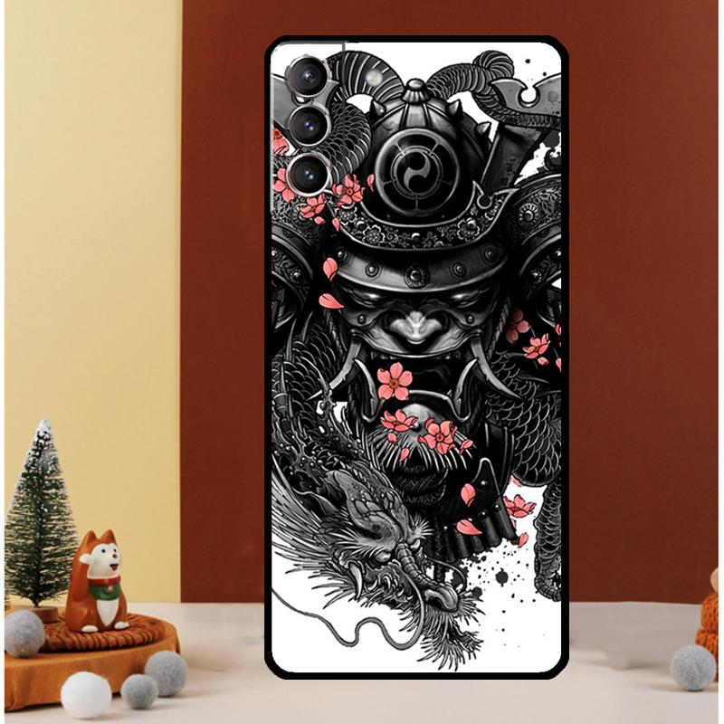

Japanese Hannya Oni Mask Case For Samsung Galaxy S24 S26 Ultra S22 S23 S25 Ultra S20 S21 Plus S10 S25 FE Cover Funda Galaxy S26 Plus