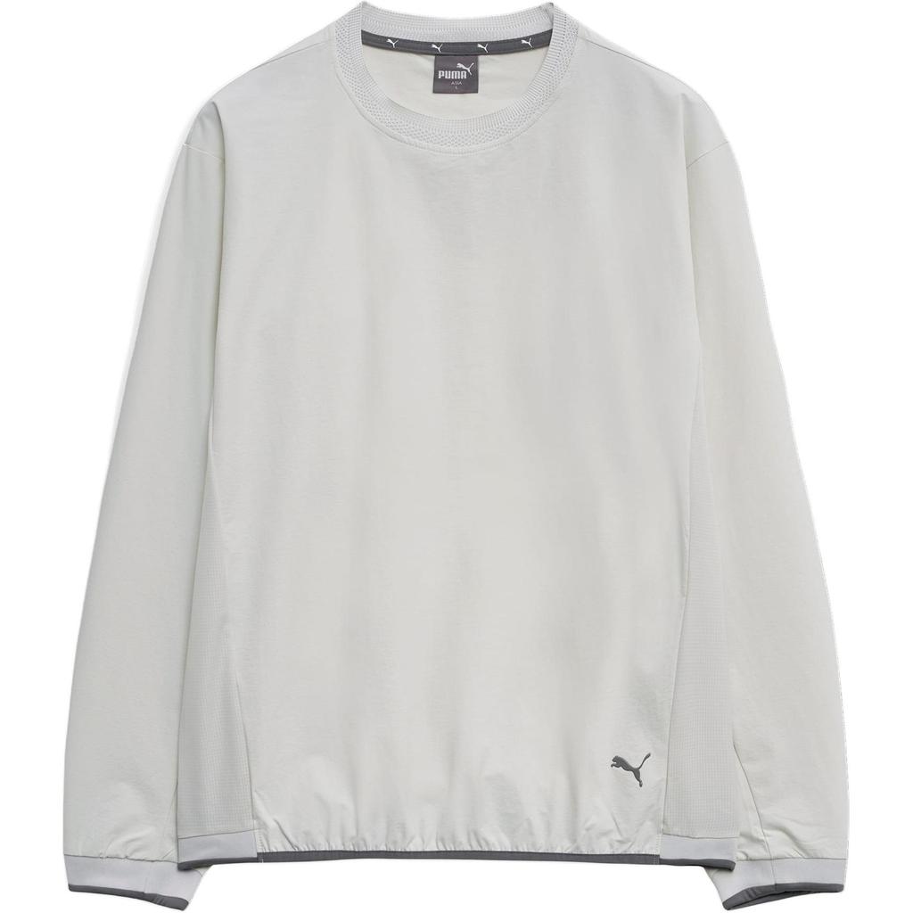 Puma Active Wear M Aw Pa Wv Crew Sweatshirt Men Sweatshirt Steam-Grey 940935-03